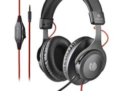 Casti audio Over-Ear cu fir, Cross Trail, microfon detasabil, control volum, 1.5m, negru, NGS